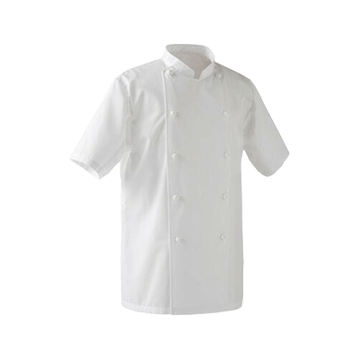 飲食店ユニフォーム コックコート 半袖[兼用] AA213-0-TRYS株式会社