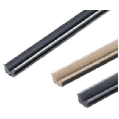 引戸用レール NSD V型レール 材質:PVC 105-04-024-加藤金物株式会社