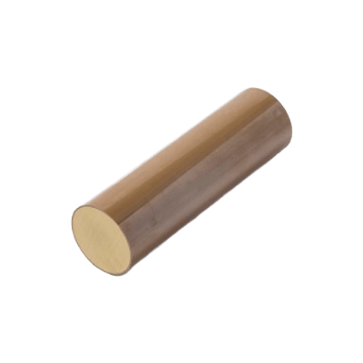 最高強度の非強化プラスチック棒 TIポリマー (TI-5013) 丸棒 (茶)-白銅株式会社