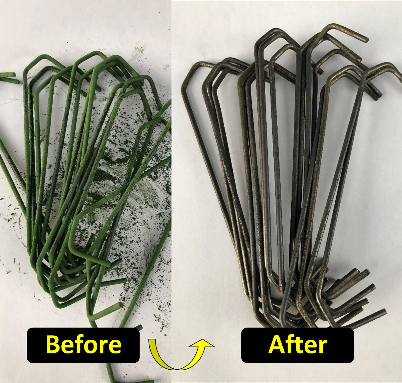 Remove dirt, paint, rust, etc. on the surface of the work-Shine Crafts Co., Ltd.