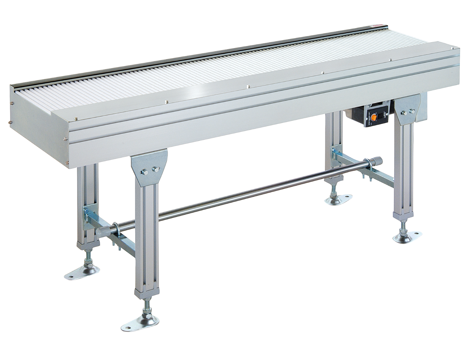 Non-contact drive magnet drive, the highest patented Lessveyor series Straight conveyance type Non-contact drive accumulation small diameter roller conveyor G13-Maruyasu Machine Co., Ltd.