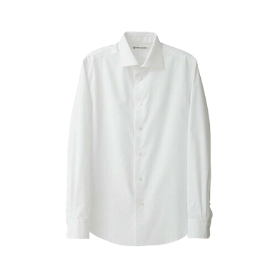飲食店ユニフォーム シャツ・ブラウス ワイドカラー 長袖 メンズ シャツ 長袖 男 CH4430-0-TRYS株式会社