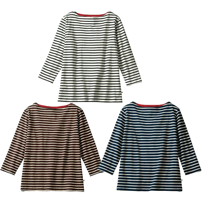 飲食店ユニフォーム Tシャツ・カットソー 七分袖 ユニセックス カットソー 8分袖 BW2507-10-TRYS株式会社