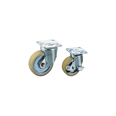 (ポリウレタン車輪) ローラーベアリング入り重量用固定型 No.600HB-PA シリーズ No.607HB-PA-株式会社栃木屋