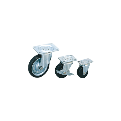 (合成ゴム車輪) 固定型 No.600 シリーズ-株式会社栃木屋