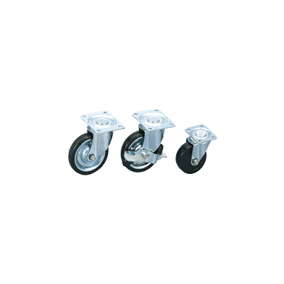 (合成ゴム車輪) ローラーベアリング入りトラック型 No.100Bシリーズ-株式会社栃木屋