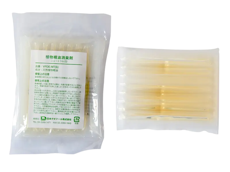 中和消臭器 植物精油消臭剤 メンブレン袋型-日本デオドール株式会社