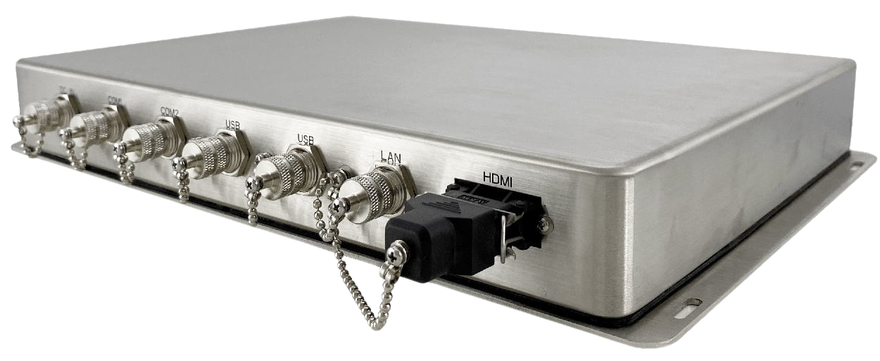 Completely waterproof/dustproof fanless BOX type PC compatible with IP66/IP69K Elkhart Lake Celeron version-Wincomm Japan Co., Ltd.