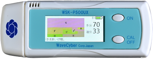 Oil and moisture meter for skin WSK-P500U-Wave Cyber ​​Co., Ltd.