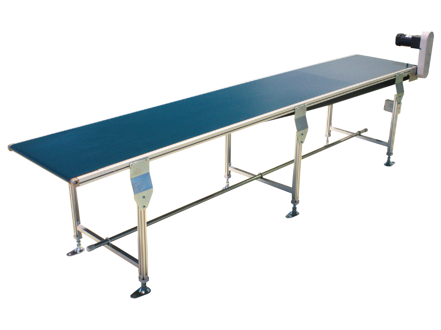 Your partner for labor saving in all logistics and production systems Mini series Straight conveyance type 2-pulley conveyor standard belt conveyor MB21-Maruyasu Machine Co., Ltd.