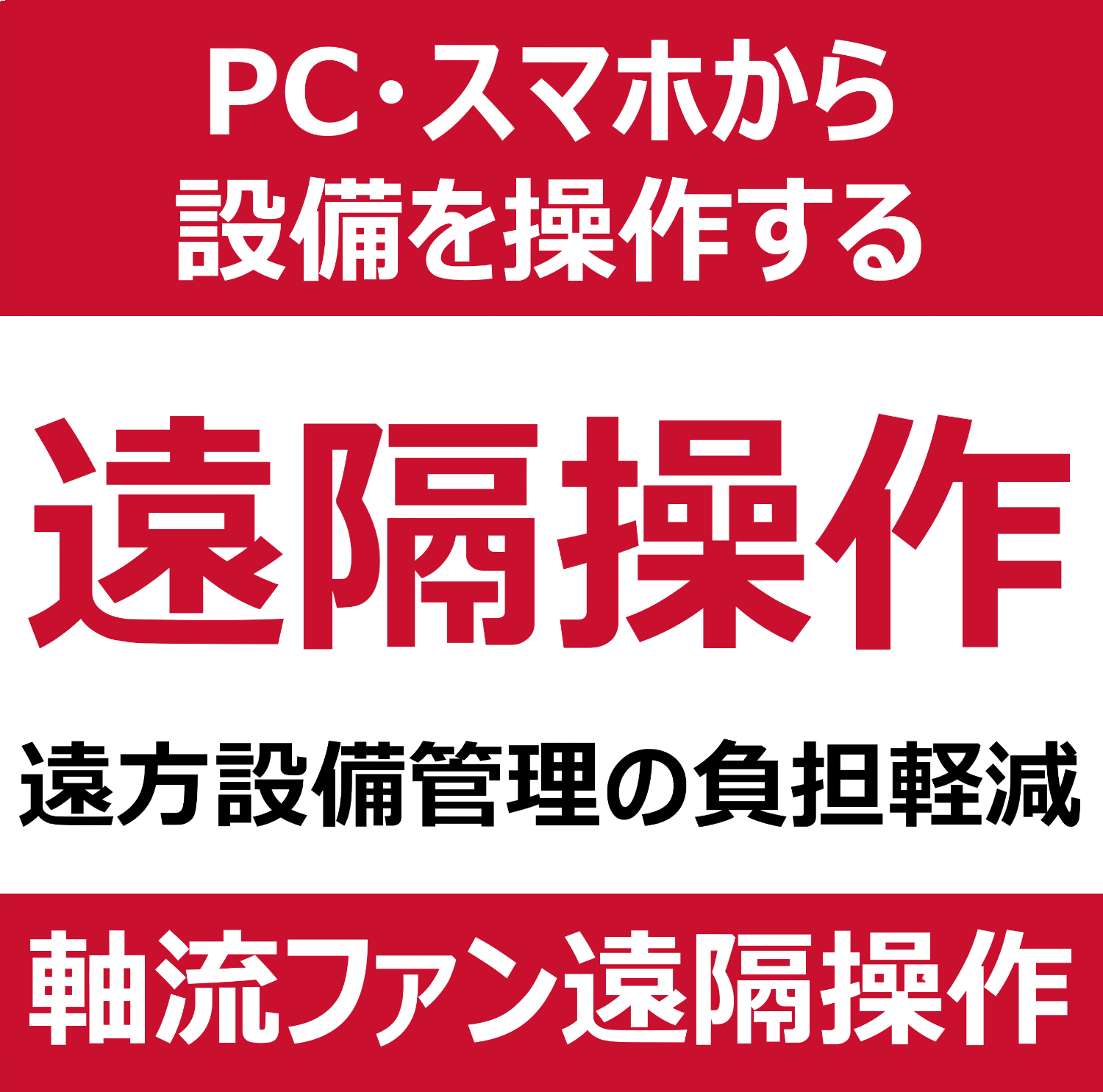 For factories and warehouses Condensation and water protection measures Heat stroke measures Air blower remote control system-Grid Link Co., Ltd.