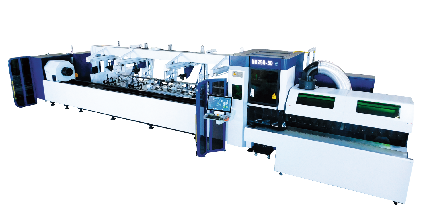 3D tube laser cutting machine Fiber Coaster MR250-3D-Maruhide Koki Co., Ltd.