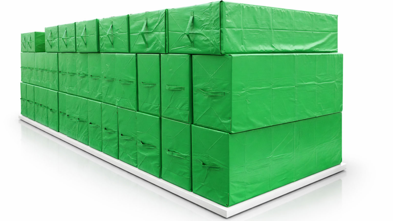 -Processing of large sponge and extra large urethane cushioning material