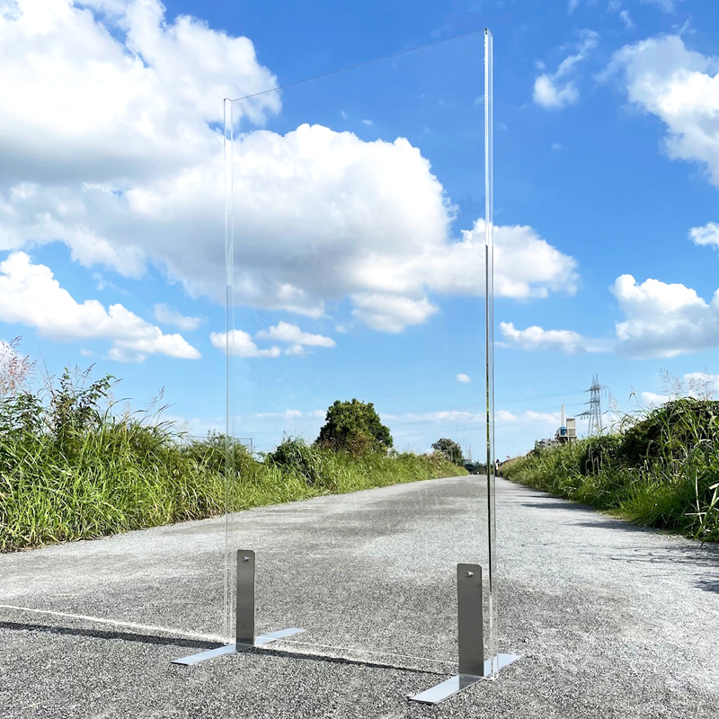 フロアスタンド型 大型アクリルパーテーション-株式会社ジーアシスト