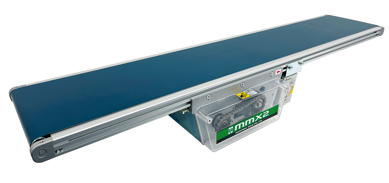 MMX2-VG-A labor-saving partner for all logistics and production systems Mini series Straight conveyance type Standard & long-selling belt conveyor MMX2