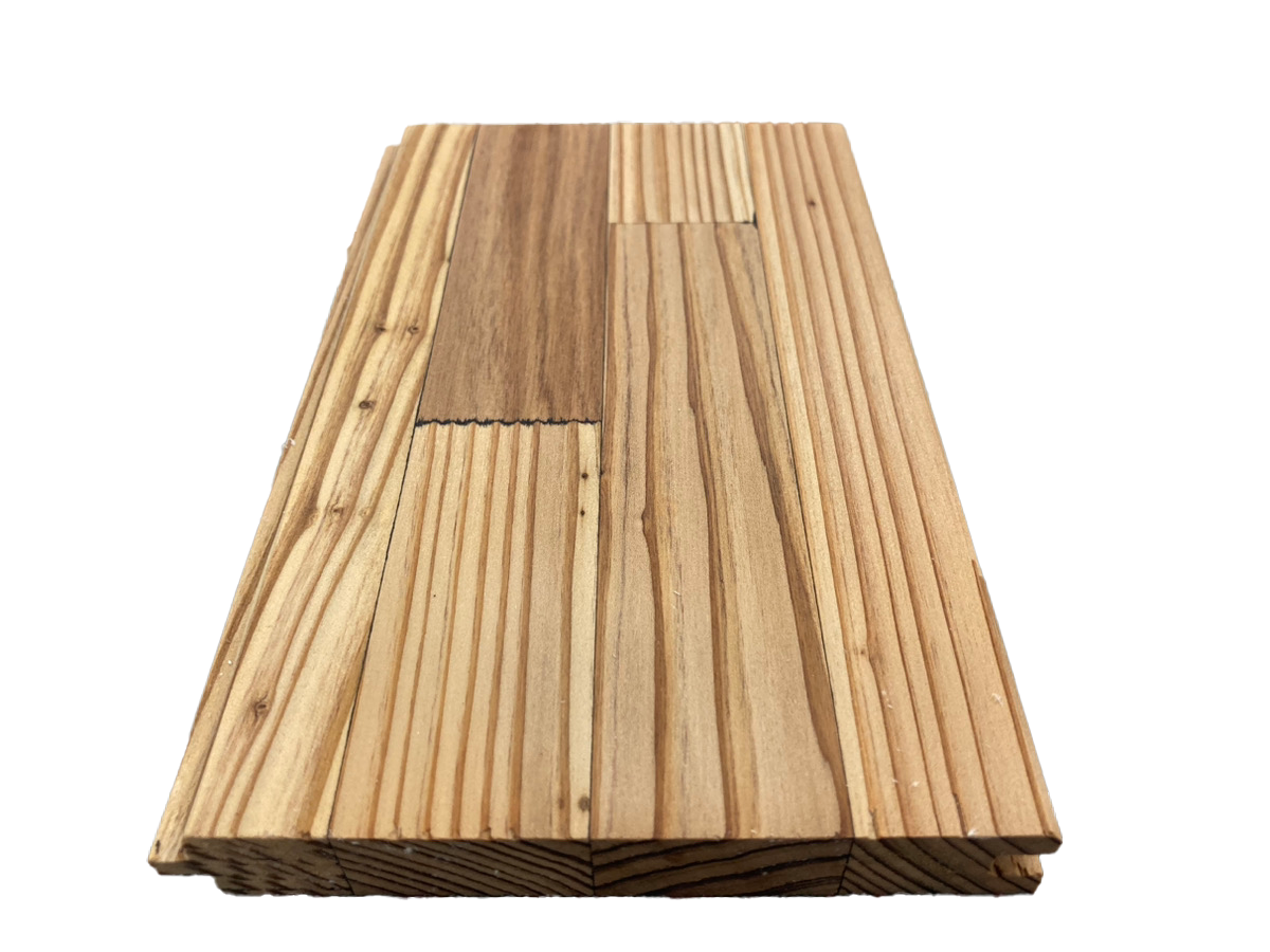 「木の意匠」を建物に持たせることができる不燃木材 もえんげん®すぎ不燃集成材　NM-1716-すぎ不燃集成材「もえんげん」趣