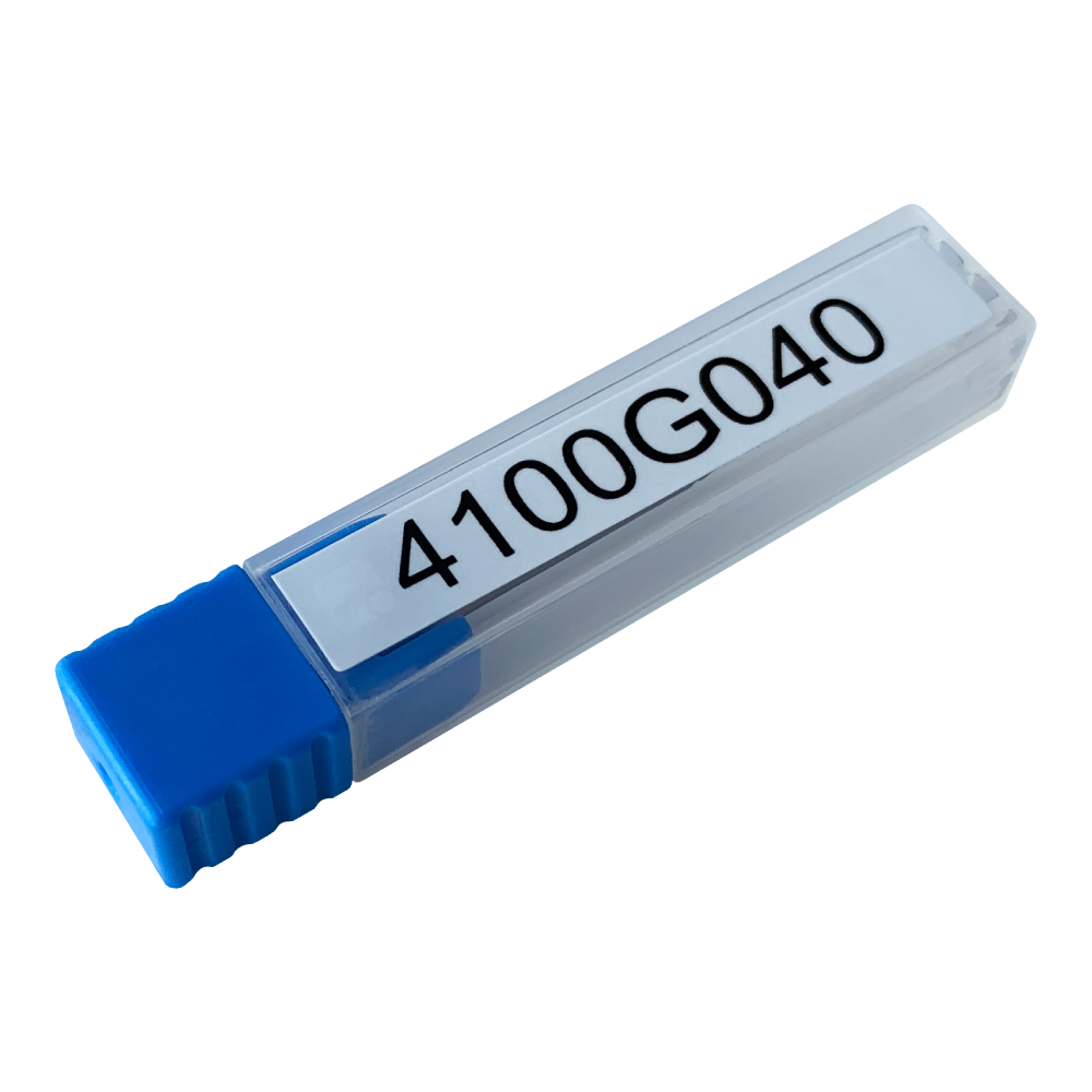 BRAVOPRODIGY 卓上CNCルーター 純正切削工具（スパイラル/ダブルフルート/シングルフルート）-No.18 シングルフルート ストレートエンドミル S4×1.0【4100G040】