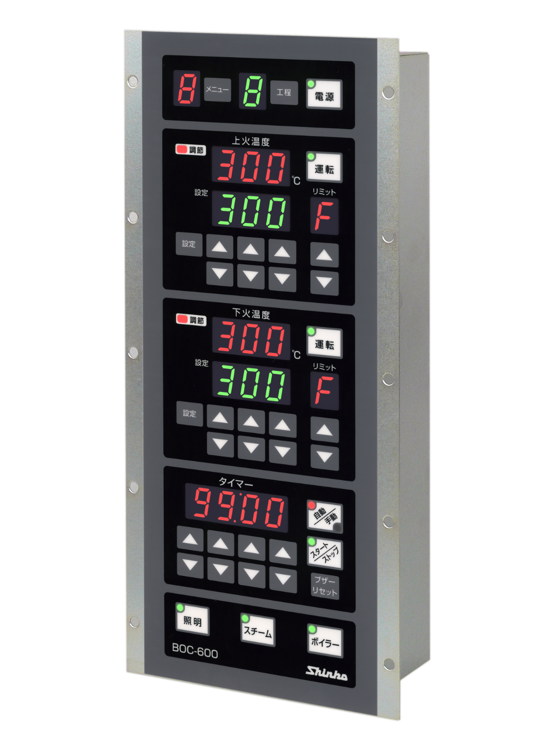 2ch oven controller BOC-600-Shinko Technos Co., Ltd.