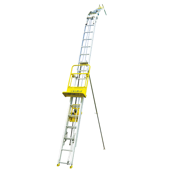 ソーラーパネル施工用リフト PV-MZE7T-渡部工業株式会社