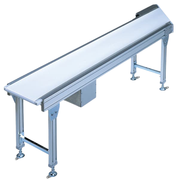 -Your partner for labor saving in all kinds of logistics and production systems Mini series Directional change conveyor type Belt conveyor with angled tip MBJ