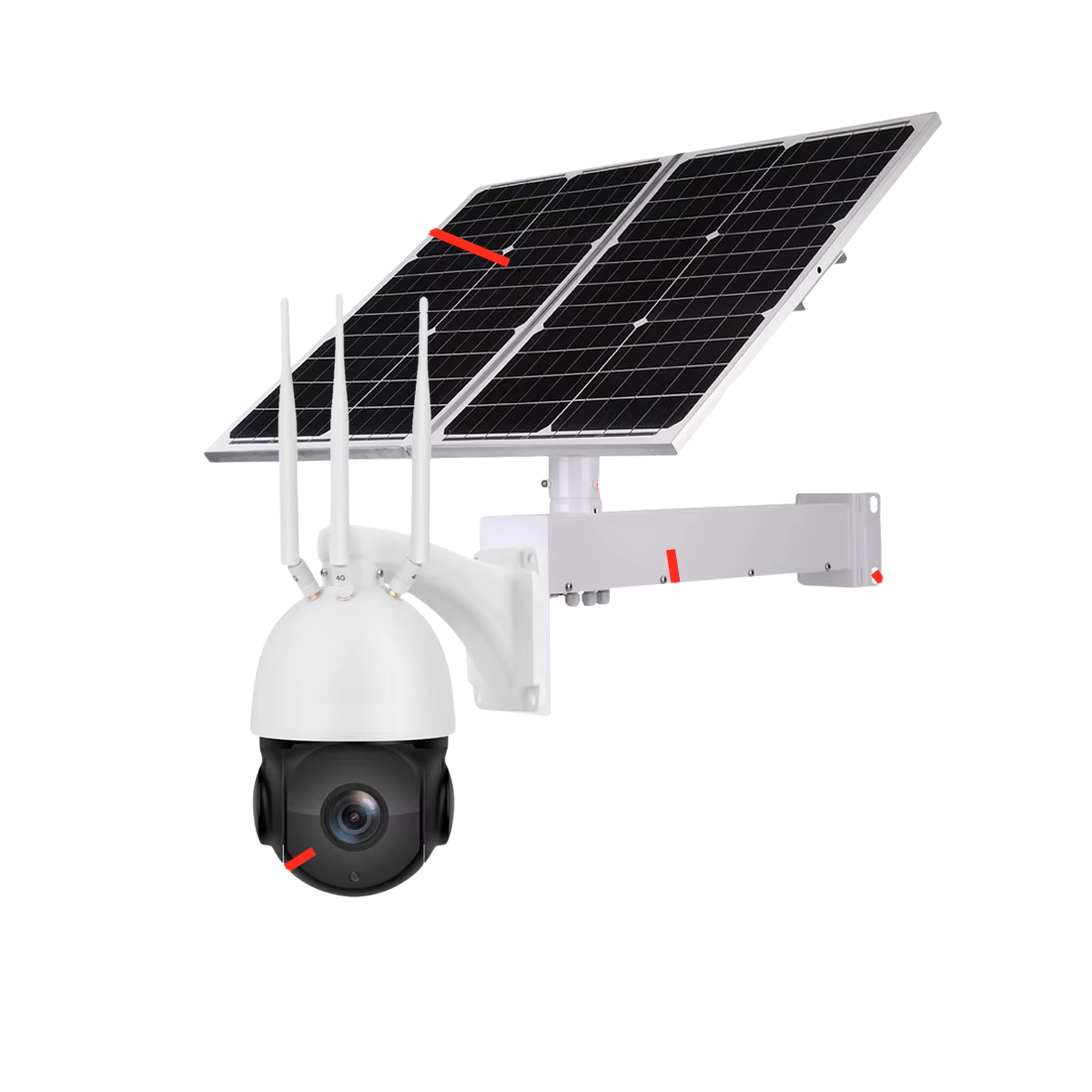 Waterproof camera lithium battery with solar panel built -in MODEM-Relaiable Technology Co., Ltd.