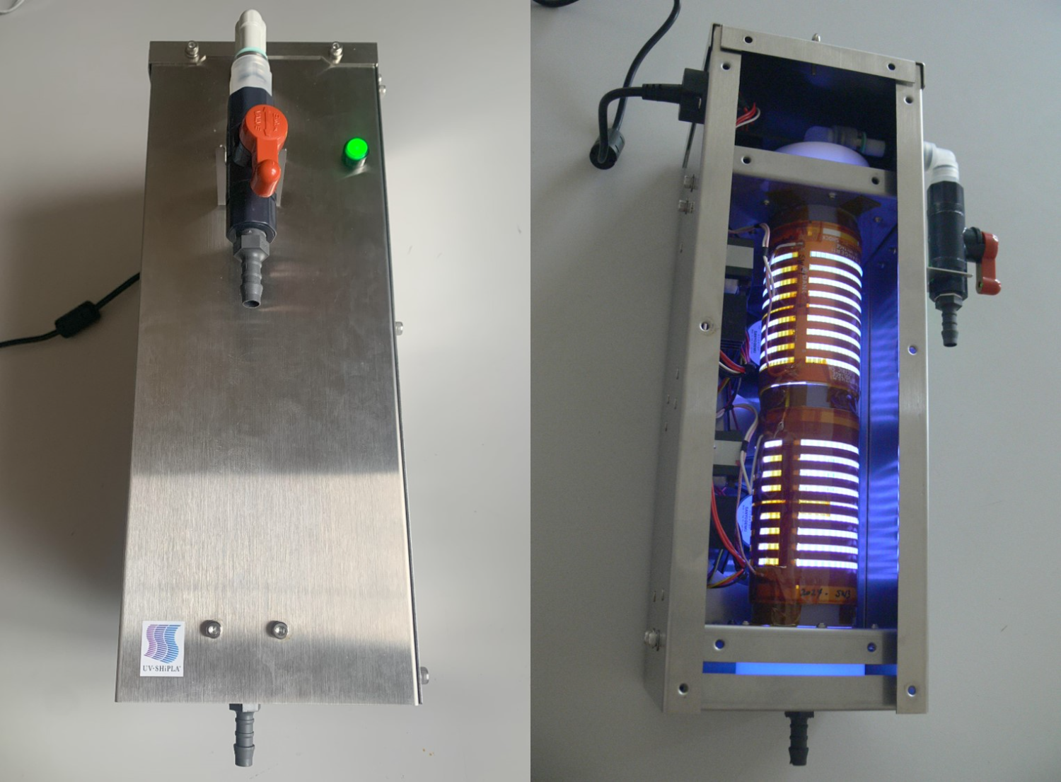 Mercury-free ultraviolet water sterilizer UV-SHiPLA-WS-Shiko Giken Co., Ltd.