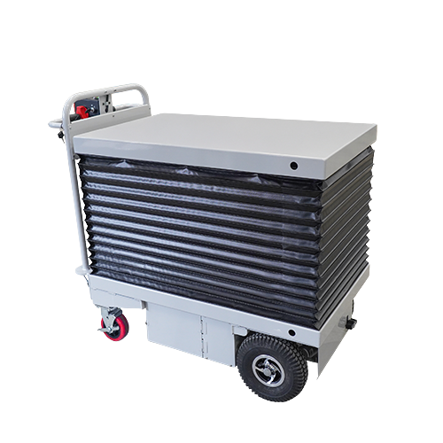 -Electric assisted truck with a lifting lift