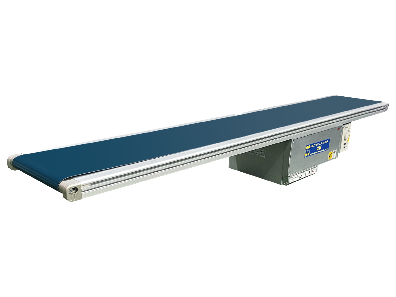 -A labor-saving partner for all logistics and production systems Mini series Straight conveyance type Easy belt attachment/detachment belt conveyor MMX2K