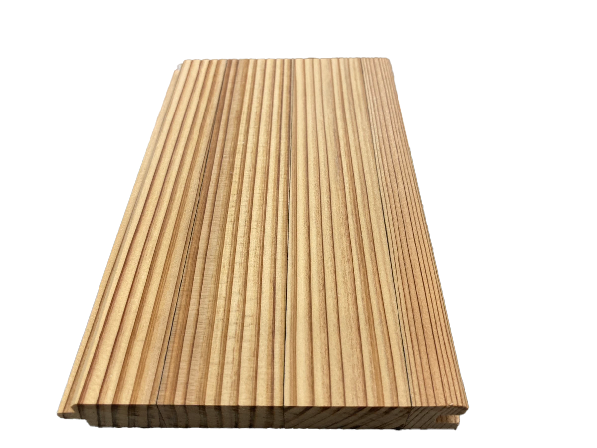 「木の意匠」を建物に持たせることができる不燃木材 もえんげん®すぎ不燃集成材　NM-1716-加賀木材株式会社