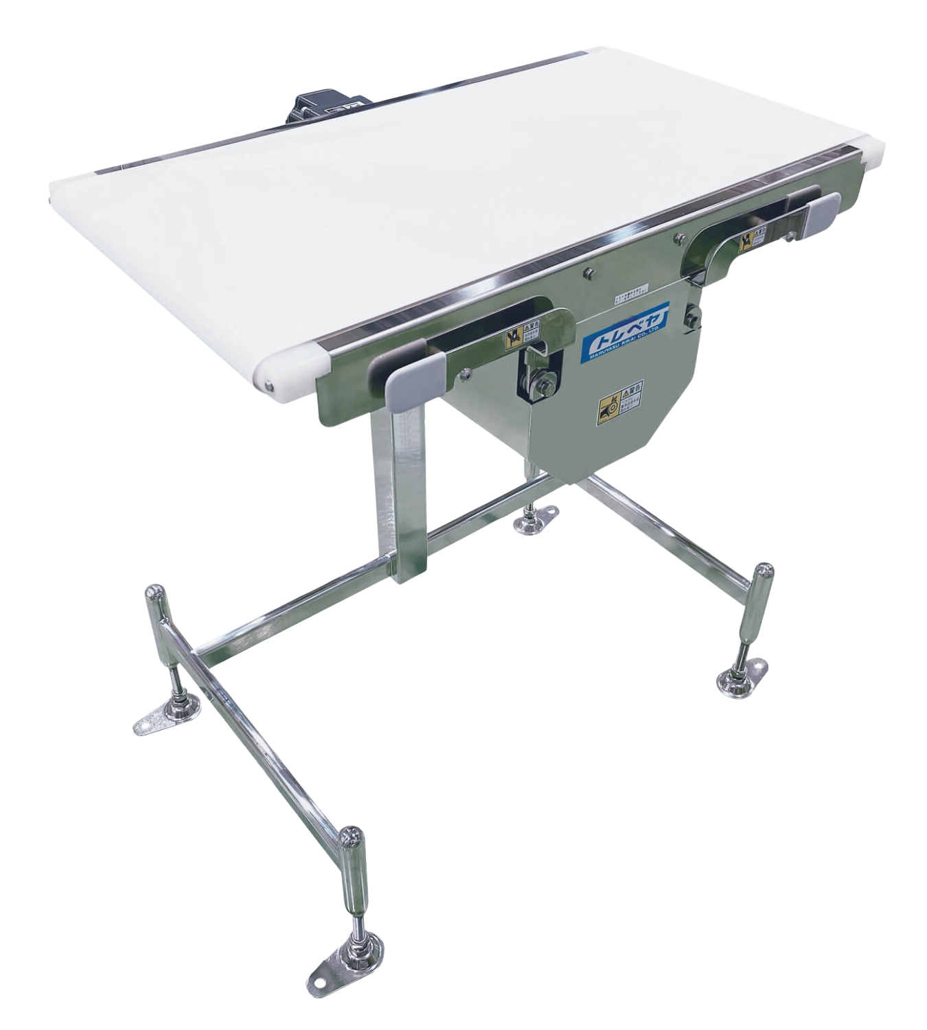 -Food conveyor series that conveys food security and safety Straight conveyance type Small drive belt conveyor with easy belt attachment and detachment TBC200